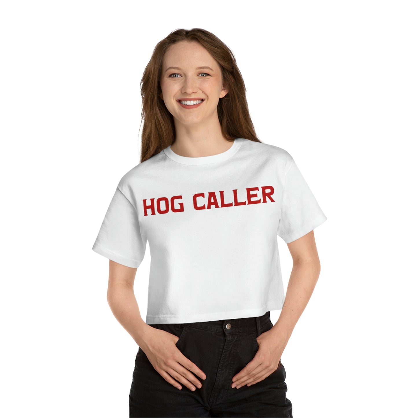 Women's Cropped Hog Caller Tee