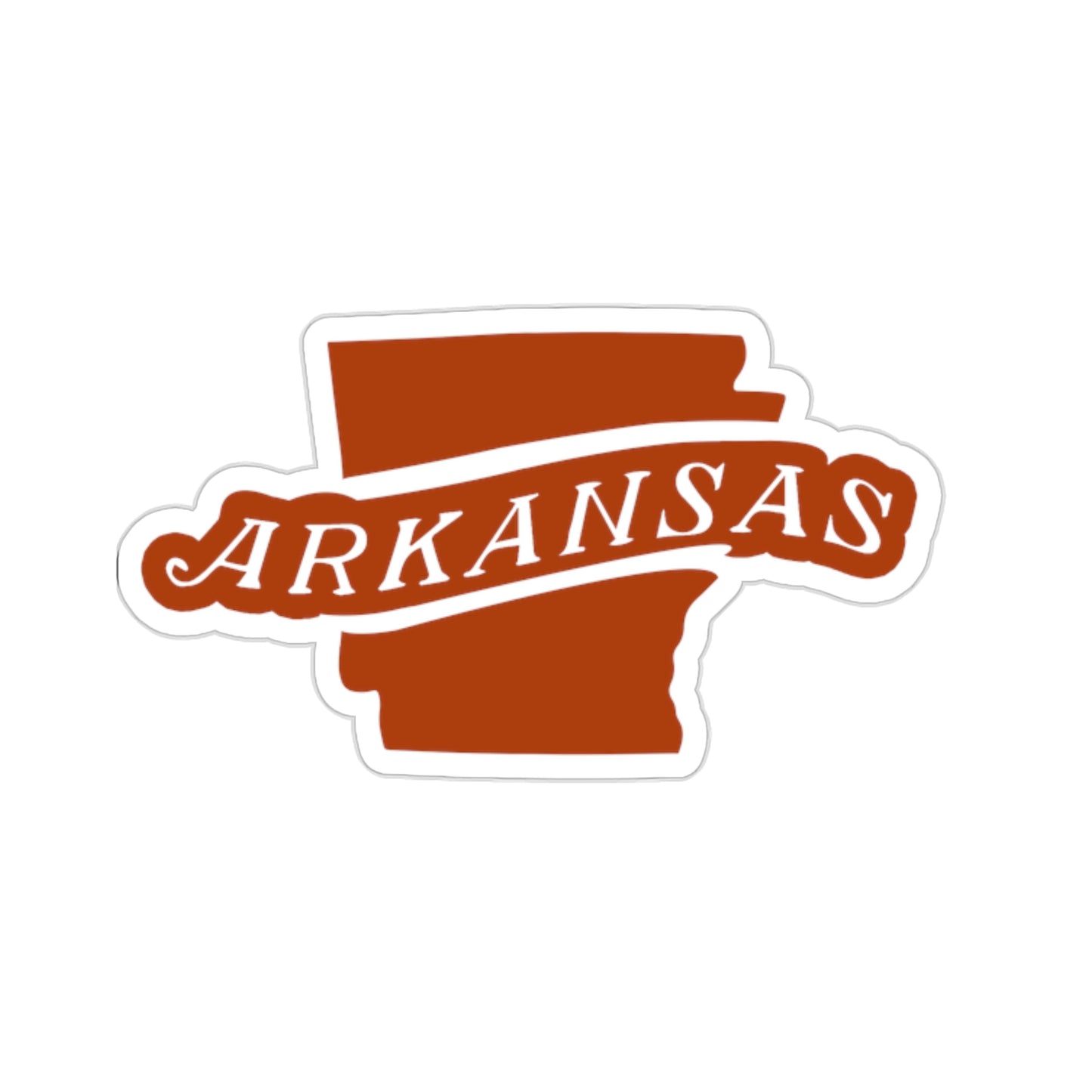 State of Arkansas Die Cut Sticker